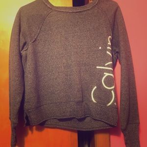 Calvin Klein slightly cropped sweatshirt